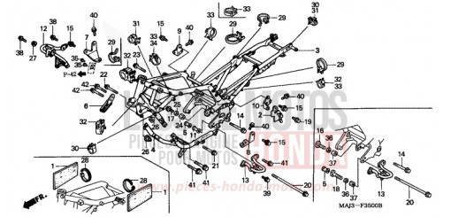 FRAME BODY ST1100V de 1997